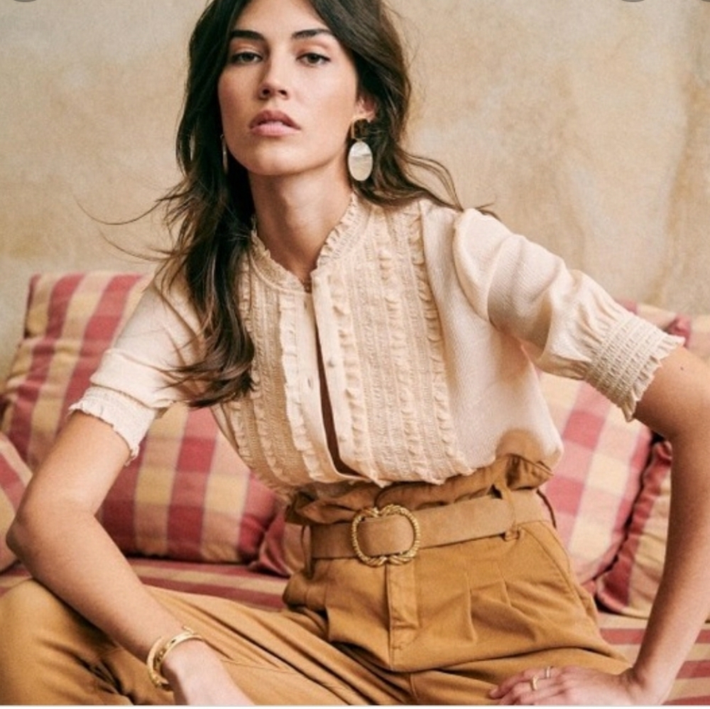 Sézane Norah nude NWT 4/36